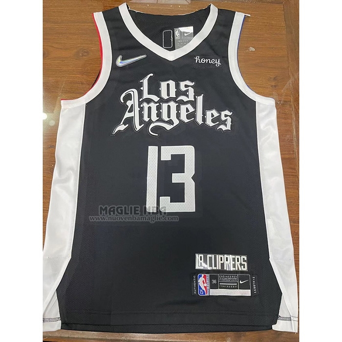 Maglia
 Paul George NO 13 Los Angeles Clippers Citta
 Autentico
 2020-21 Nero
